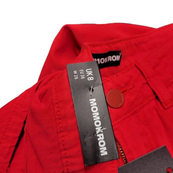 Fashion Nova Momokrom High Rise Crop Straight Leg Jeans - Picture 4 of 5